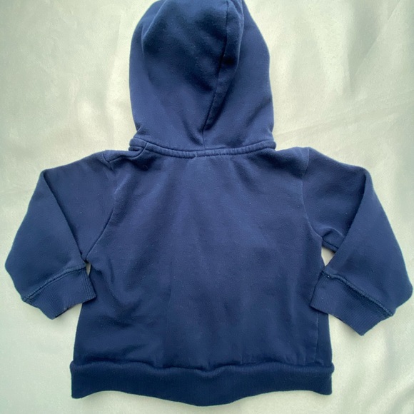 Marvel Hoodie Boys 12-18 Months Blue Graphic Zip-up Spider-Man Sweatshirt - Picture 7 of 10